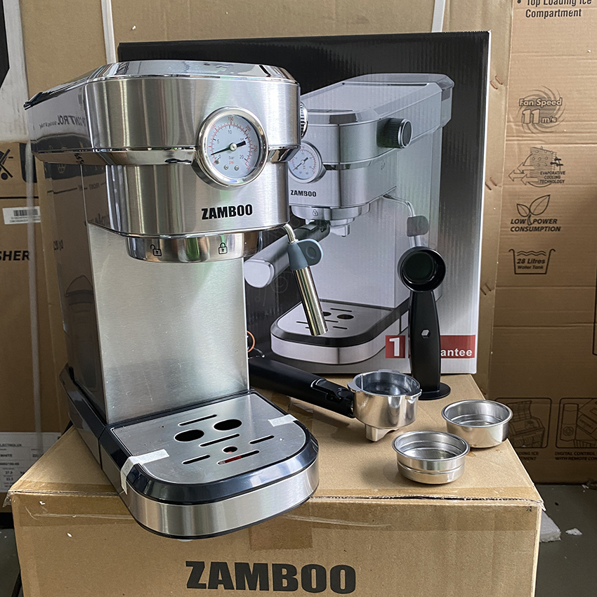 Máy Pha Cà Phê Espresso bán tự động ZAMBOO ZB-95AT - Hàng chính hãng