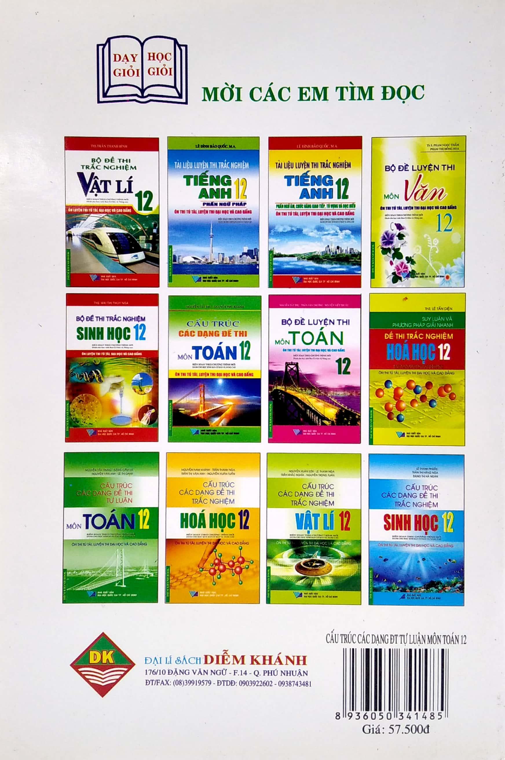 Cấu Trúc Các Dạng Đề Thi Tự Luận Môn Toán 12 (Ôn Luyện Thi ĐH-CĐ 2013)