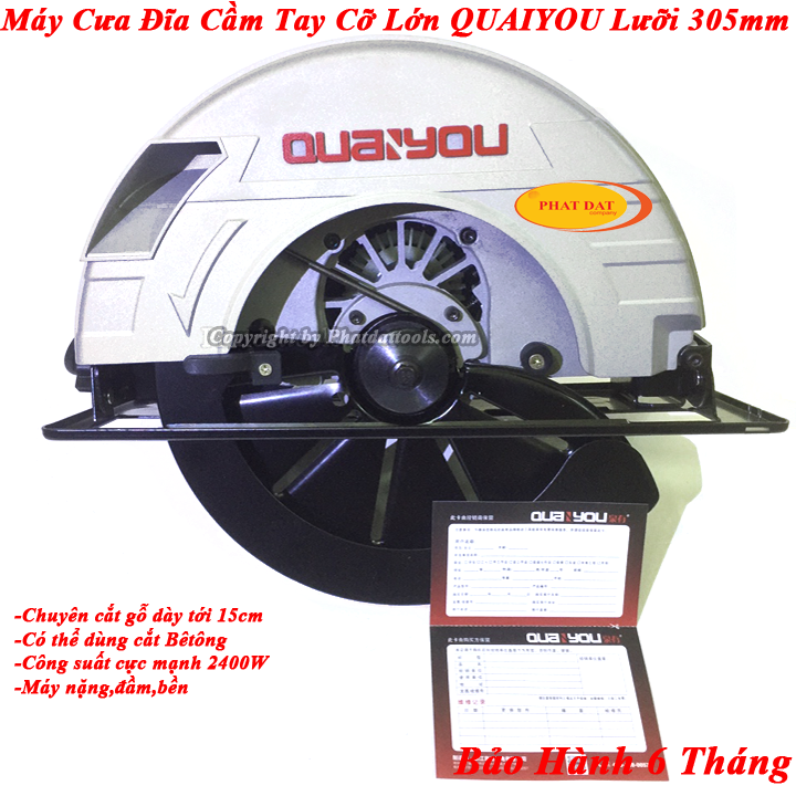 Máy cưa gỗ cầm tay QUAIYOU QY-5305N - Tặng kèm lưỡi D305