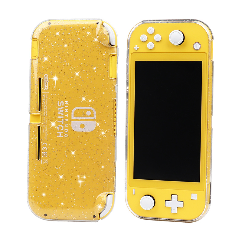 Ốp TPU mềm pha lê lấp lánh cho Switch Lite Bảng điều khiển trò chơi điện tử Vỏ bảo vệ trong suốt cho Switch Lite Shell Màu da: Bạc
