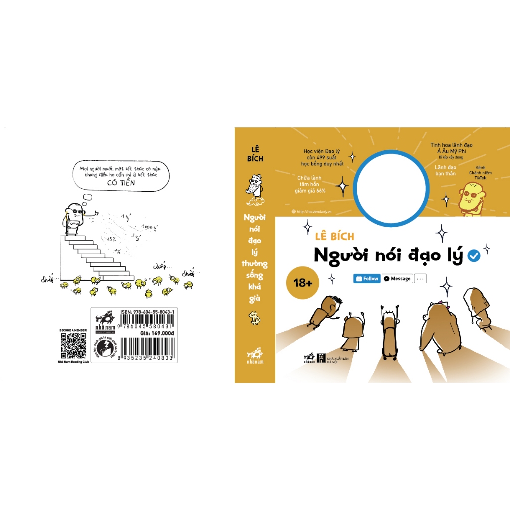 Sách - Người nói đạo lý thường sống khá giả (Lê Bích) - Nhã Nam Official