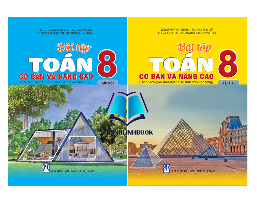 Sách - Combo Bài tập toán 8 cơ bản và nâng cao - tập 1 + 2