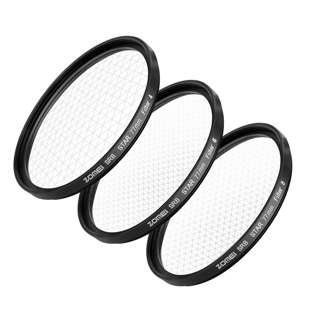 40.5mm Star-Effect Starburst 4+6+8 Points Lens Filter for Cameras
