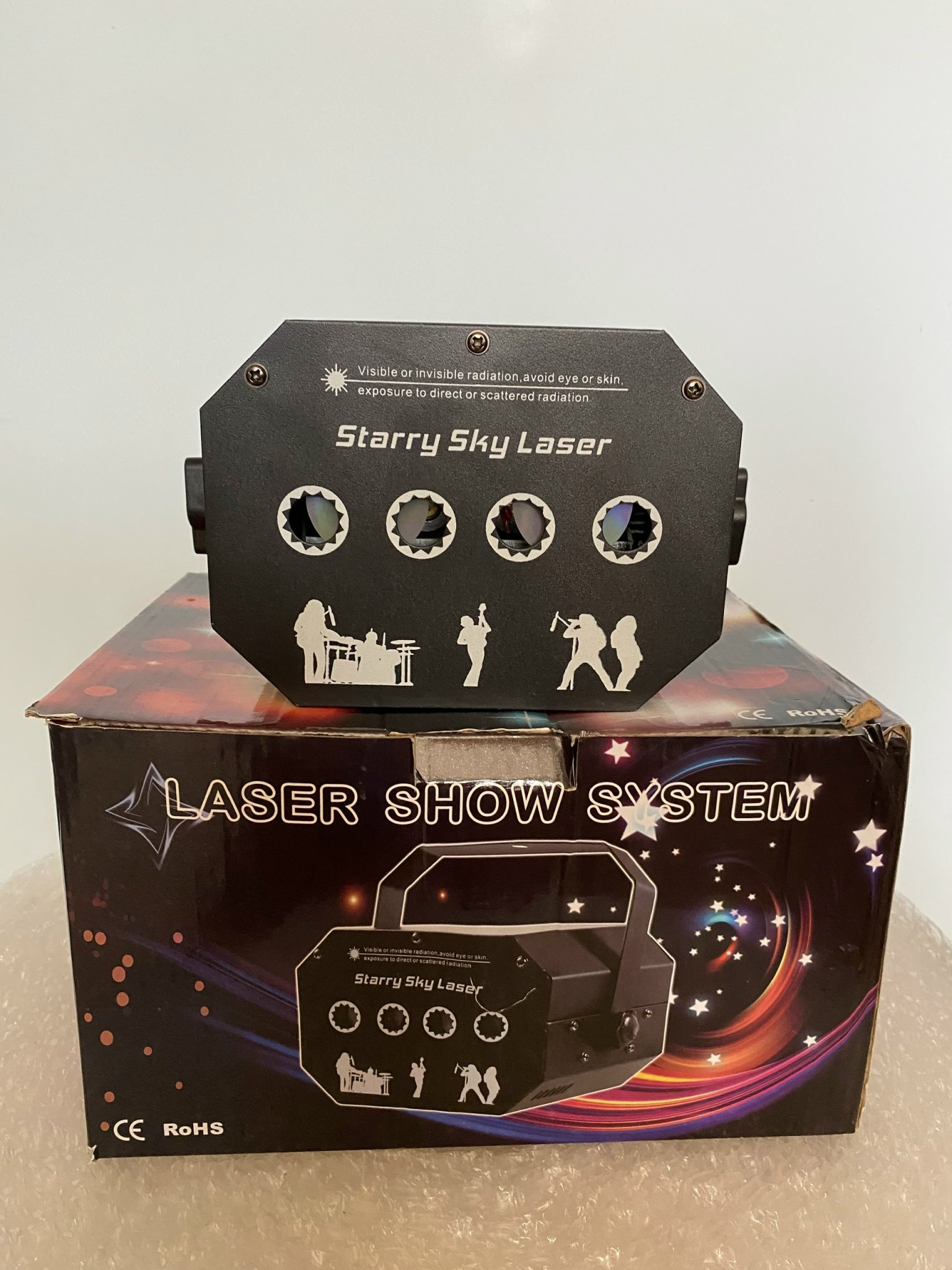 ĐÈN LASER NGÀN SAO CÓ HÌNH - DÙNG TRANG TRÍ CHO PHÒNG BAY