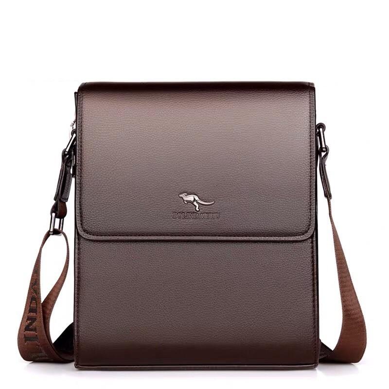 Túi đeo chéo nam da bò khóa số T76 BOLINDAISHU 28x23x6,5cm bảo hàng 12 tháng .