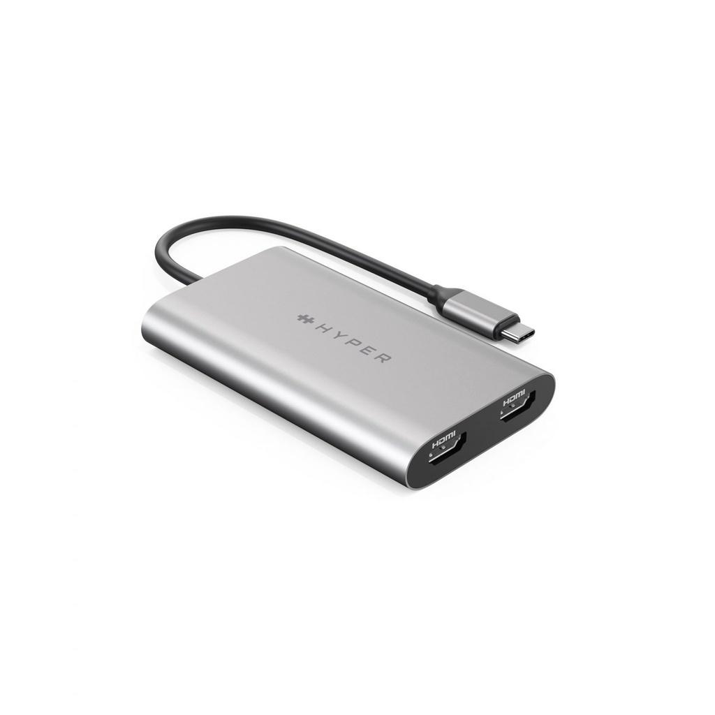 CỔNG CHUYỂN HYPERDRIVE DUAL 4K USB-C HUB FOR MACBOOK M1 HDM1 - hàng chính hãng