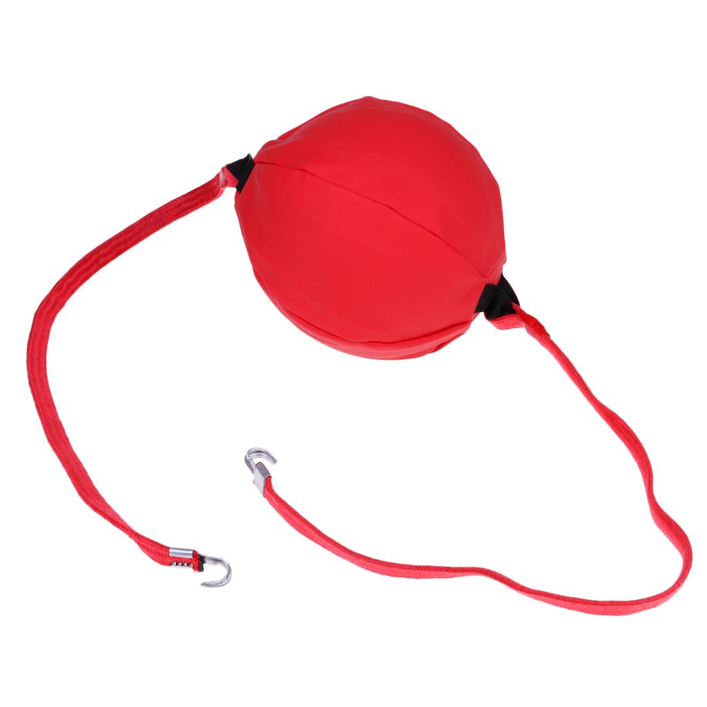 Boxing Speed Ball MMA Double End Punch Bag Floor to Ceiling Rope Training Punching Workout Fitness