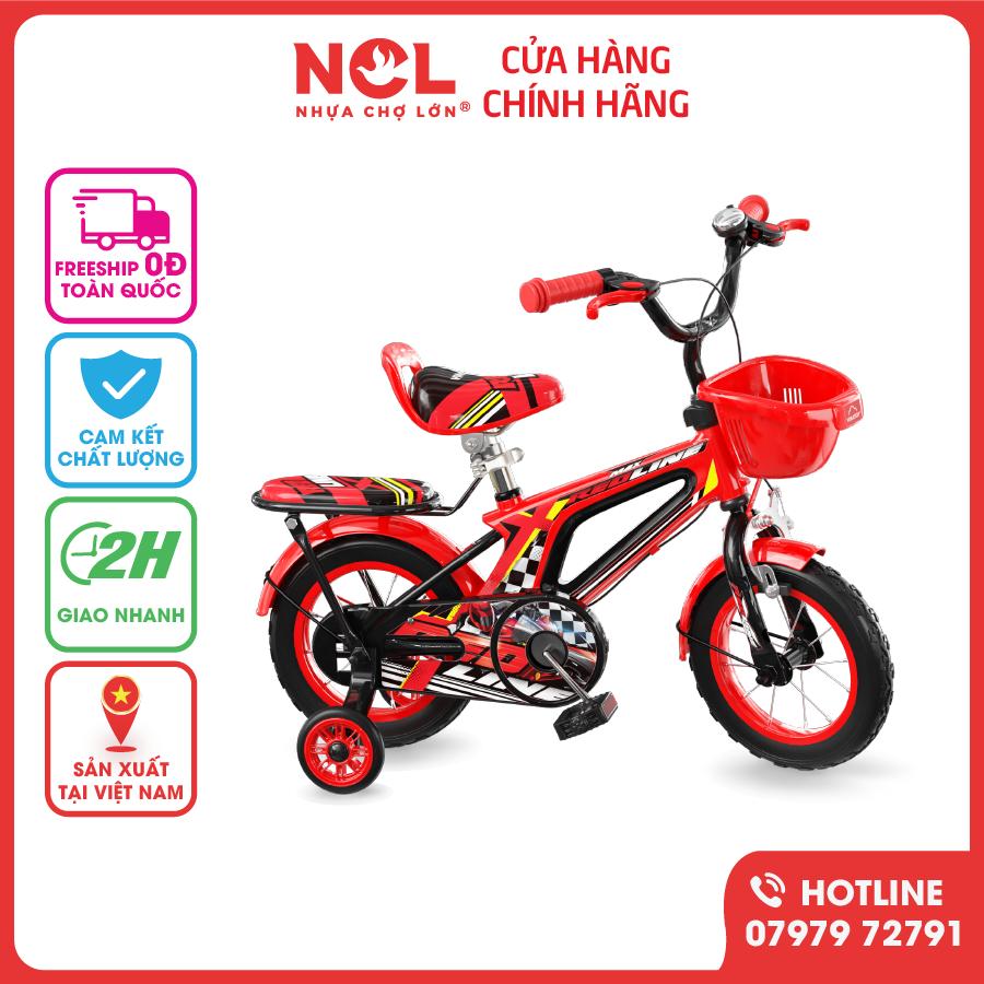 Xe Đạp Trẻ Em Nhựa Chợ Lớn Ốp Sườn 12 inch K2 - Cho Bé Từ 2 đến 4 Tuổi