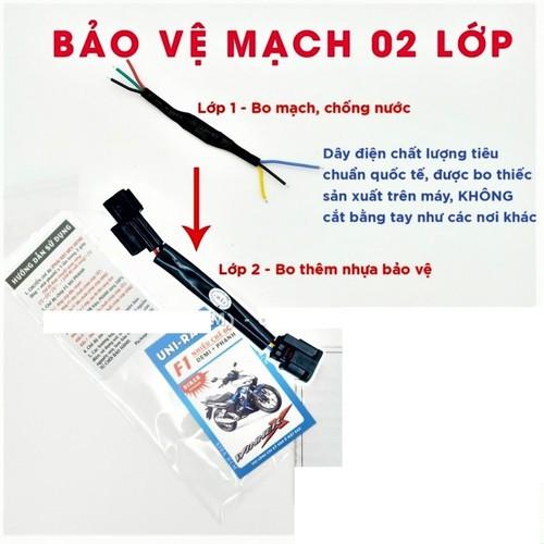 Mạch Stop chớp nháy F1 đèn hậu Ex 150, 155, Winner x mẫu mới sẵn giắc cắm không cần chế