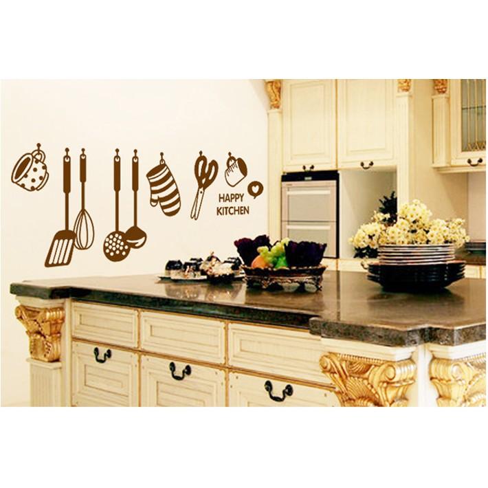 Decal trang trí tường hình Dụng Cụ Làm Bếp