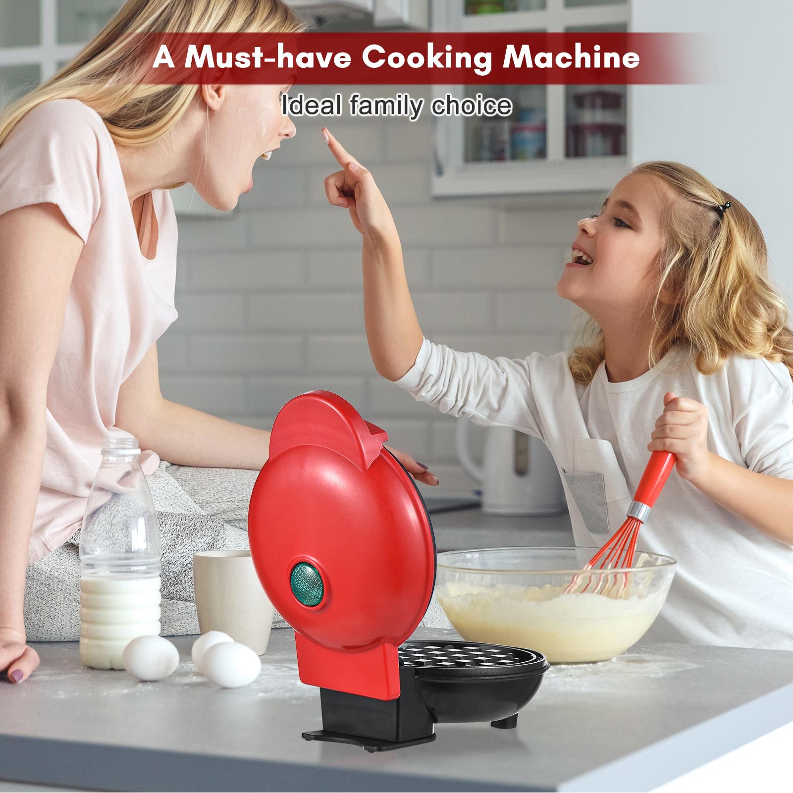 Mini Grill Machine Waffle Maker Electirc Round Griddle Sandwich Eggs Multifunctional Heating Panini Bread