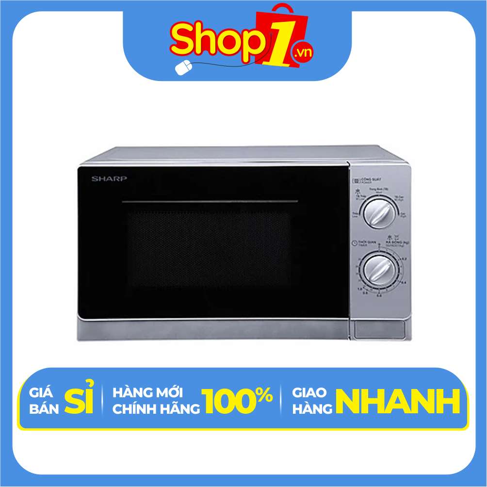Lò Vi Sóng Sharp R-202VN-S  - Bạc - Hàng chính hãng