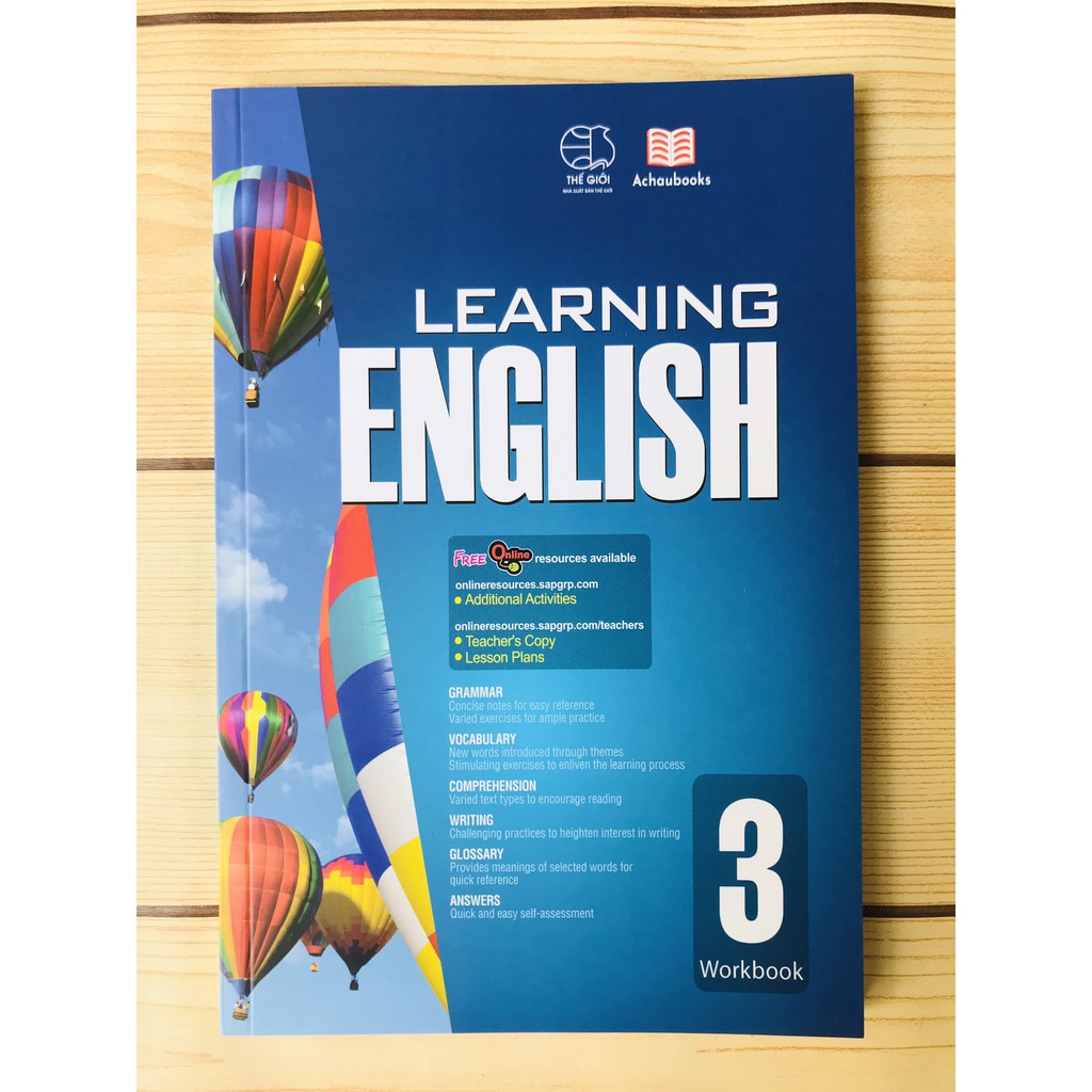 Sách: Learning English 3 - Dành Cho Học Sinh lớp 3 ( 8- 9 tuổi )