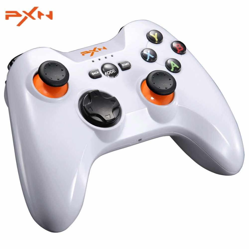 Tay cầm chơi game không dây PXN 9613 White Bluetooth Wireless form XBOX dành cho PC / Android / Smart TV_ HÀNG CHÍNH HÃNG