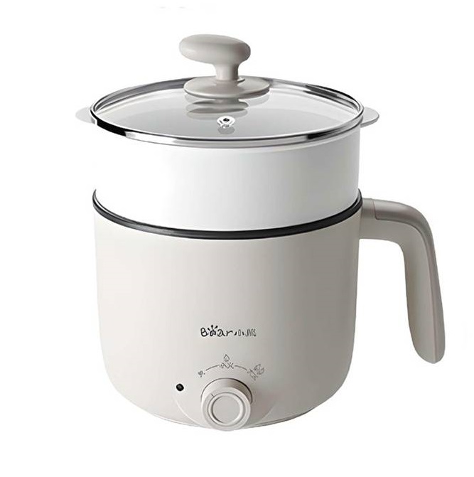 Nồi Điện Đa Năng Mini Bear Drg - C12K1, Dung Tích 1.2 Lít Công Suất 600W - Hàng Chính Hãng
