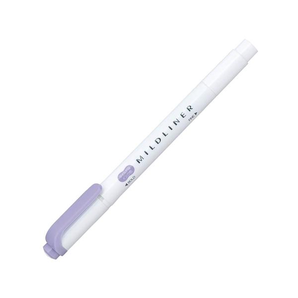 Bút Lông Màu 2 Đầu Zebra Mildliner WKT7-MLV - Mild Lavender