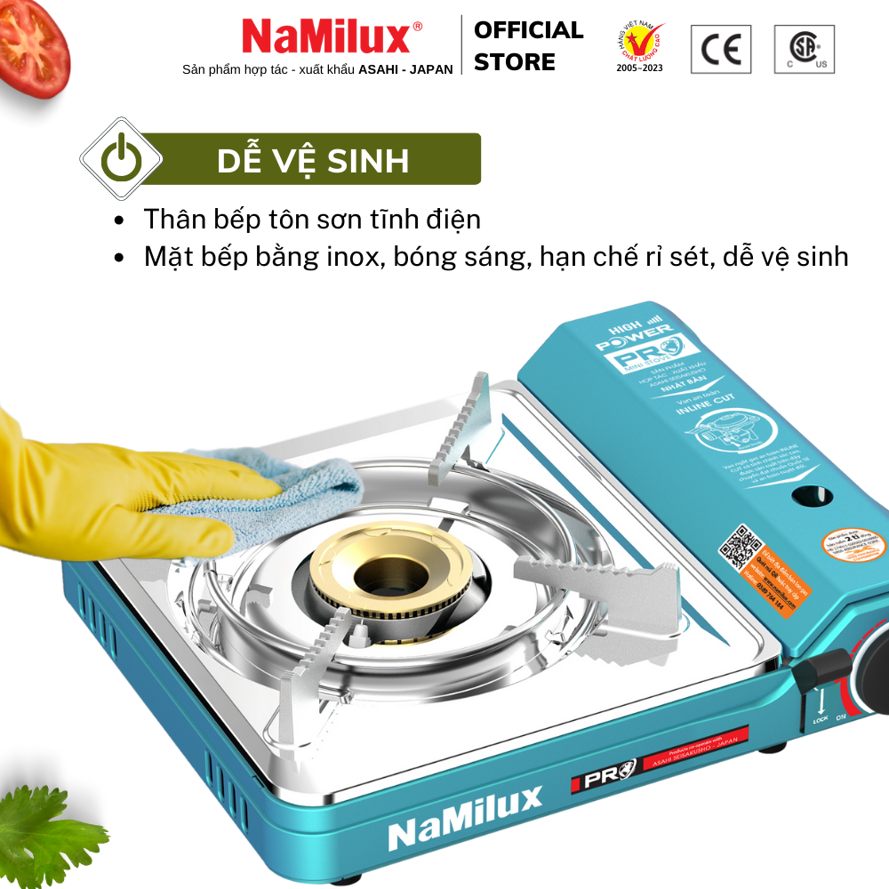 Bếp gas Mini Cao Cấp Namilux NH-P3031PS-Hàng Chính Hãng