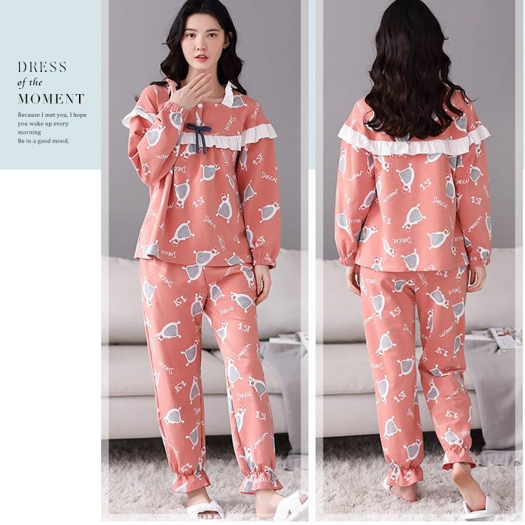 SET Đôi NAM NỮ-Bộ PIJAMA NAM NỮ Style Hàn Quốc-COTTON 100%