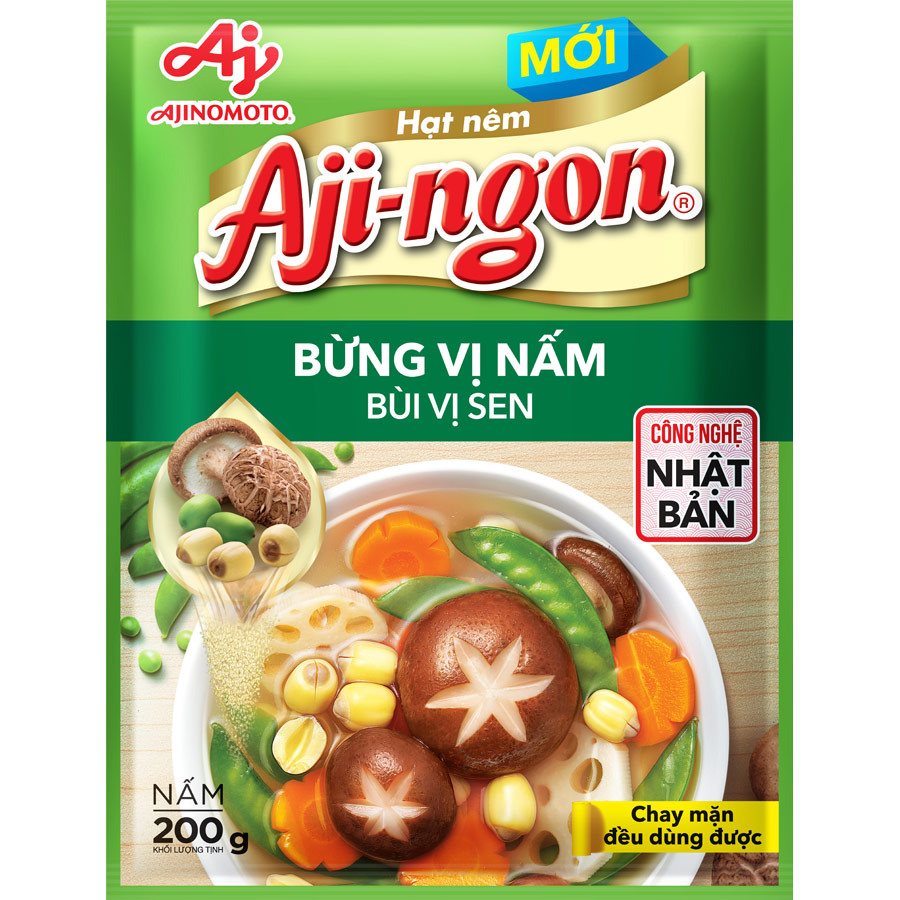 Hạt nêm Aji-ngon Nấm 200g