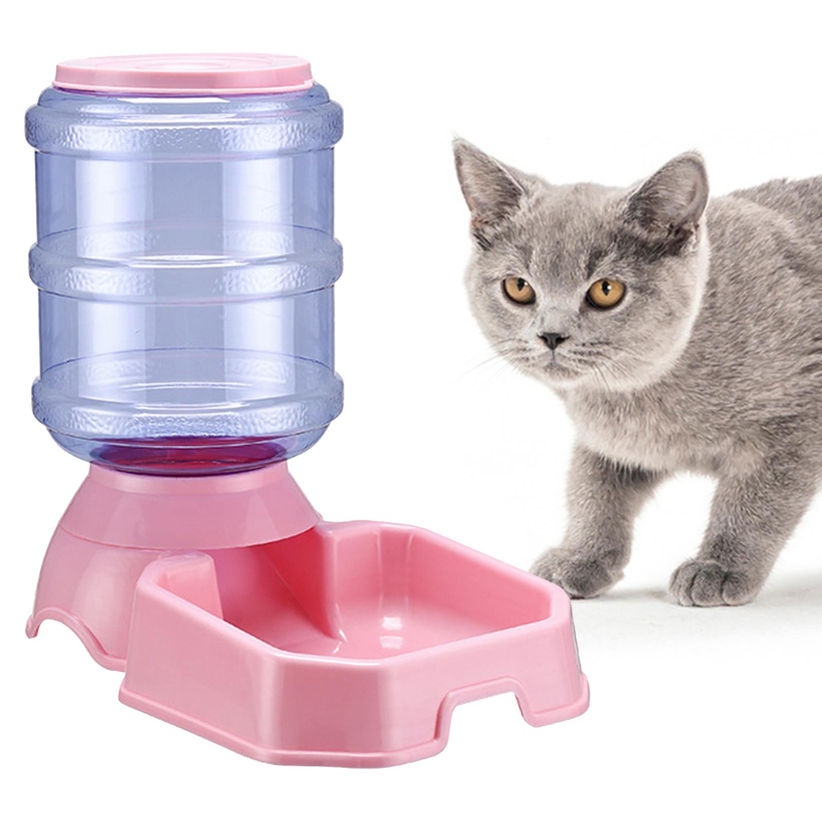 Automatic Cat Dog Feeder Water Dispenser for Small Medium Dog Pets Puppy Kitten Large Capacity 3.8L
