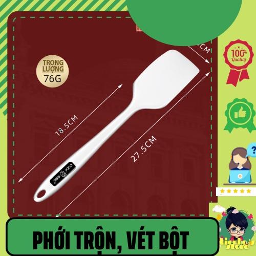 Phới Trộn Bột, Vét Bột (Màu Ngẫu Nhiên) Spatula CUGF Silicon Dụng Cụ Làm Bánh Vô Cùng Hiệu Quả ( HH0048