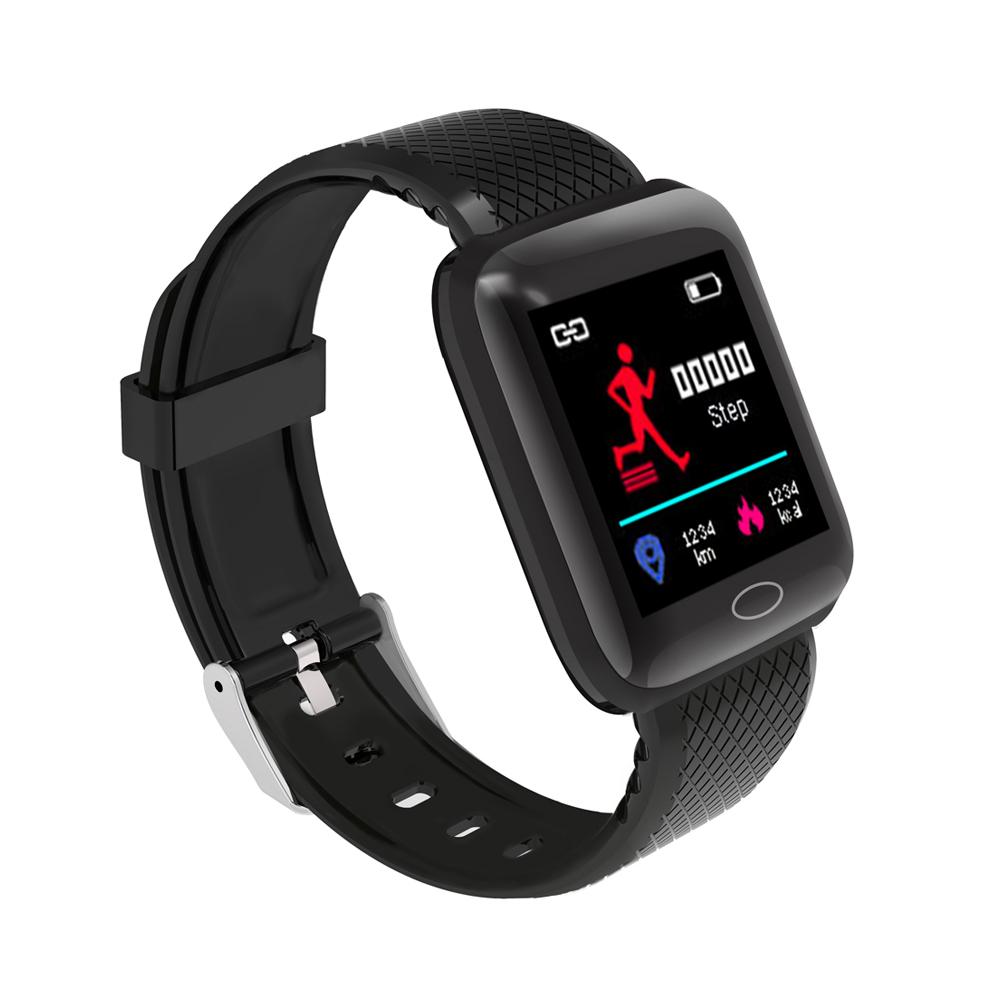 Đồng hồ thông minh Theo dõi nhịp tim thể thao chống thấm nước 116plus 1.3in