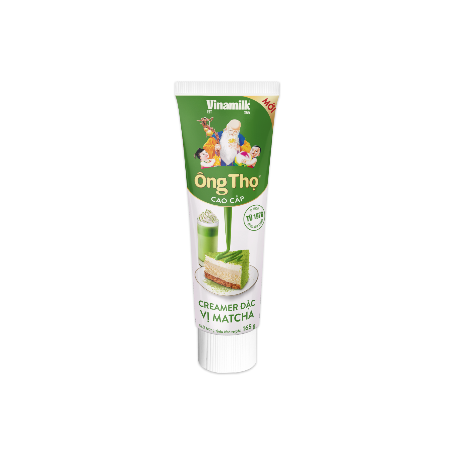 Bộ 10 Tuýp Sữa đặc Ông Thọ Vị Cà Phê - Vị Matcha Dạng Tuýp 165g