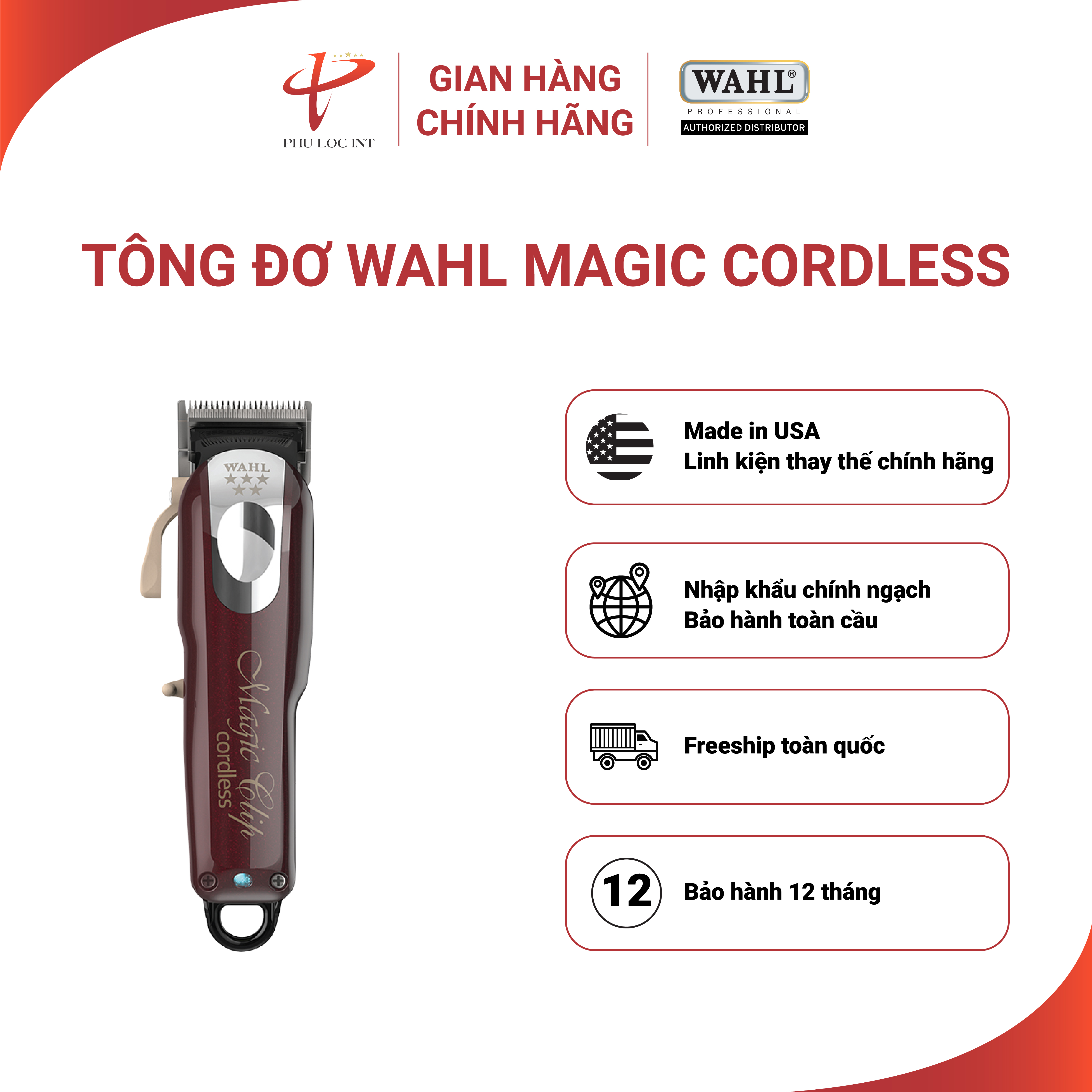 Tông Đơ Wahl Cordless Magic