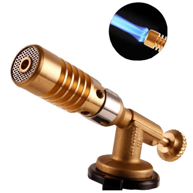 Đèn khò gas, đầu khò gas mini 1300 độ mạ đồng cao cấp độ bền cao - khò lửa mini (Khò 818)