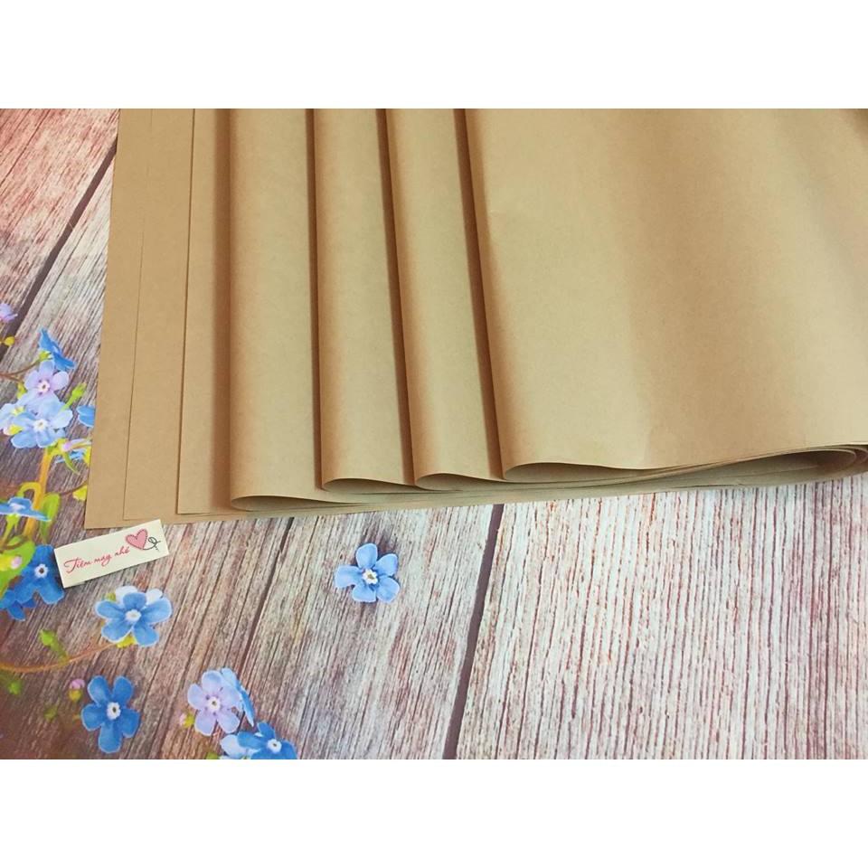 Giấy Kraf nâu mỏng dùng cắt rập 70x100