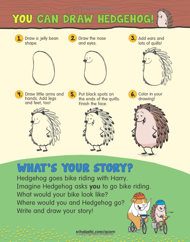 Sách ngoại văn: Hello, Hedgehog! - Book 1 - Do You Like My Bike?