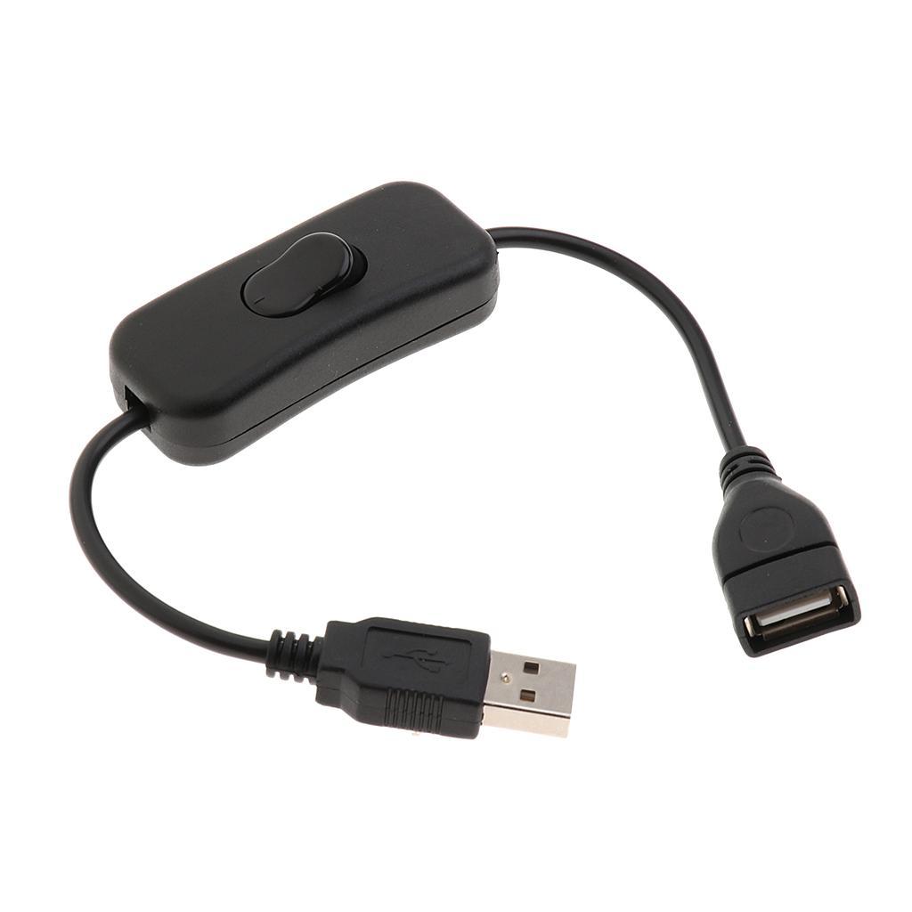 USB Male to Female Extension Cable With ON/OFF Switch Toggle Power Control