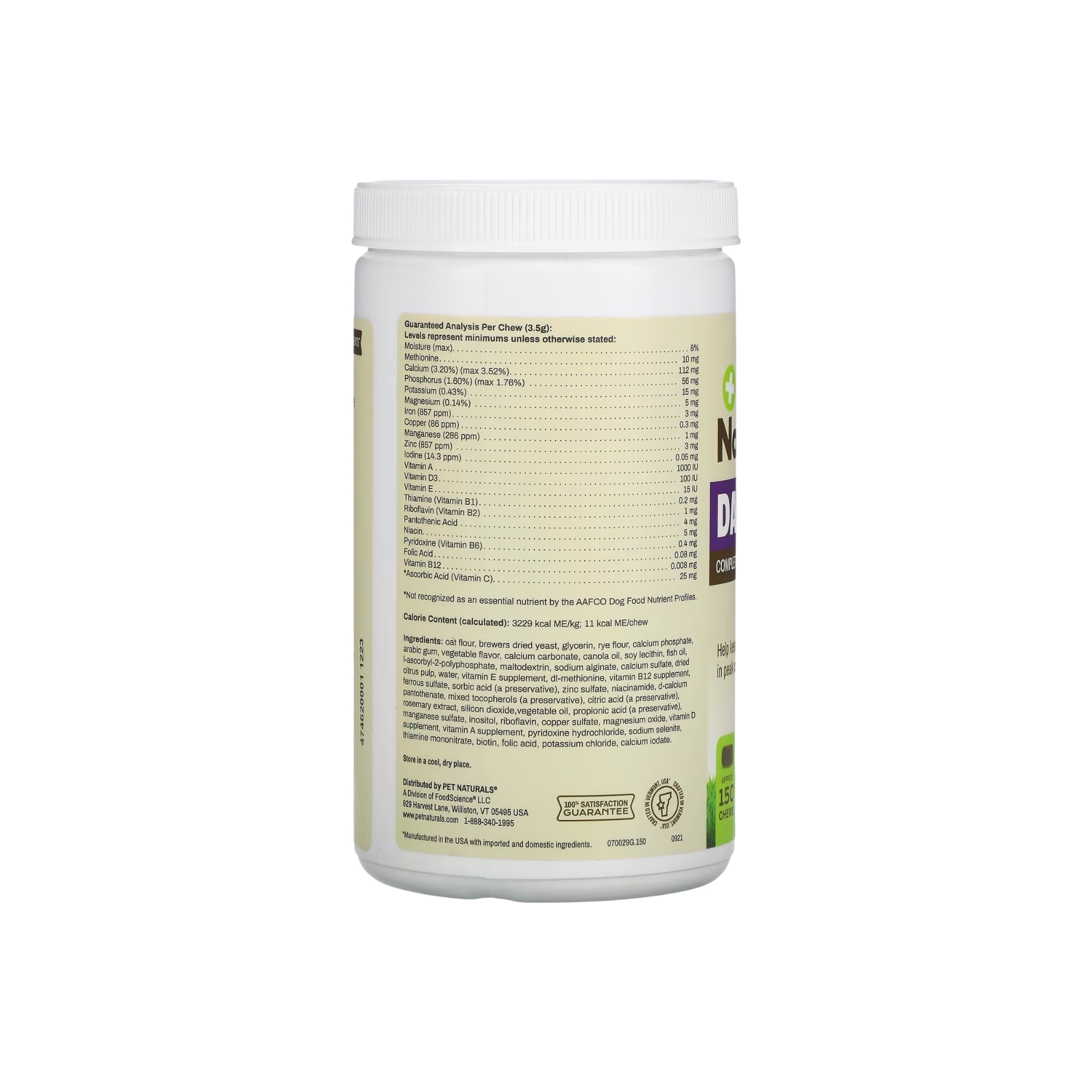 VIÊN NHAI CHO CHÓ DAILY MULTI FOODSCIENCE BỔ SUNG DINH DƯỠNG &amp; HỖ TRỢ SỨC KHOẺ TOÀN DIỆN HỘP 150CHEW