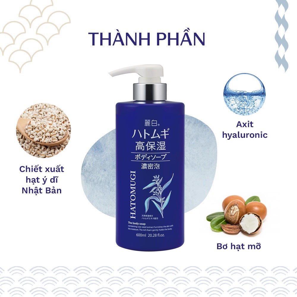 Sữa Tắm Dưỡng Ẩm Chuyên Sâu, Làm Trắng Và Đều Màu Da High Moisturizing Body Soap
