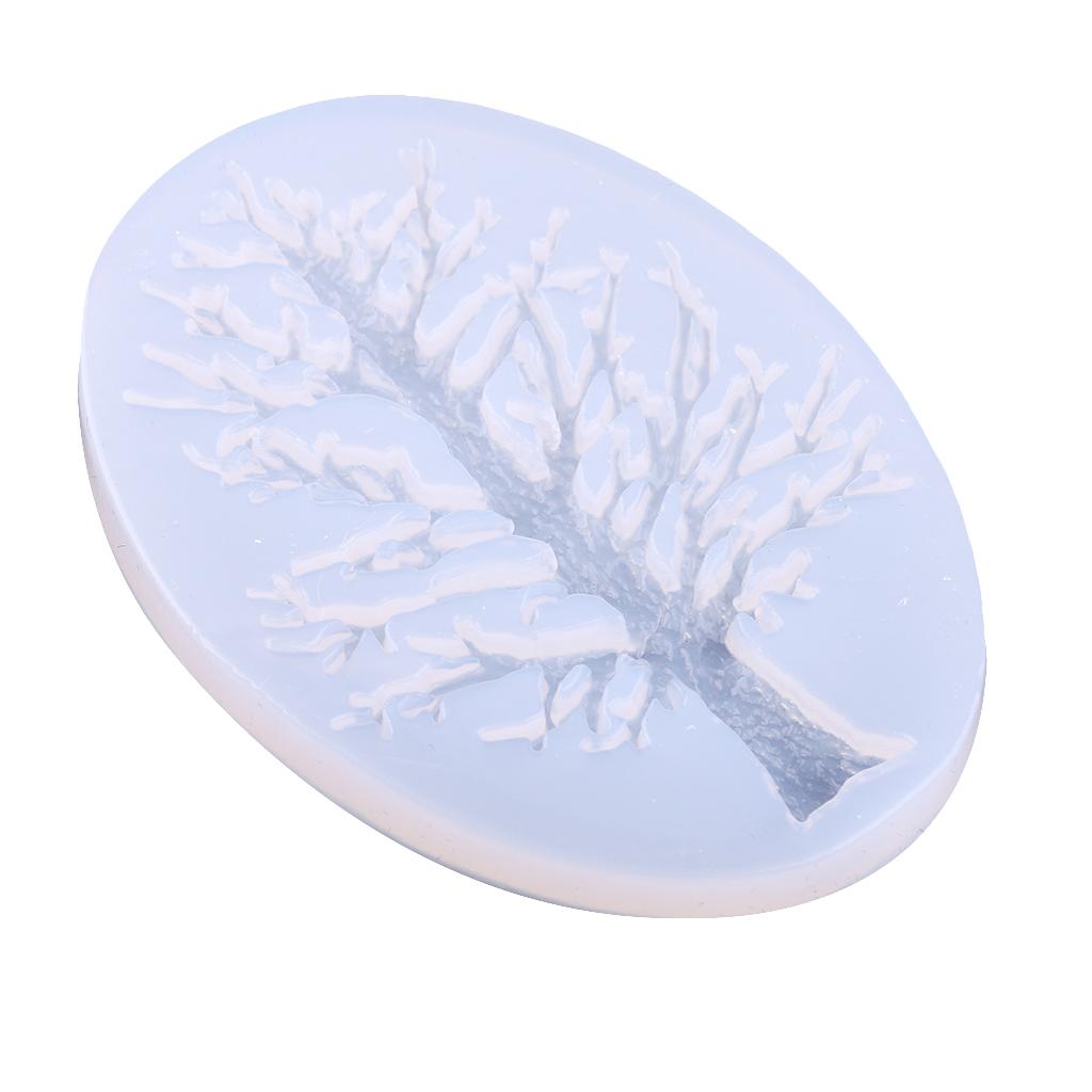 Tree Shape Silicone Molds Jewelry Making Mould for Making Crystal Ornament