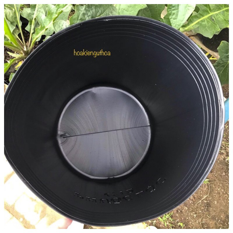 100 Chậu 25x21x21cm nhựa PE dẻo trồng cây bền từ 5 đến 10 năm-77307