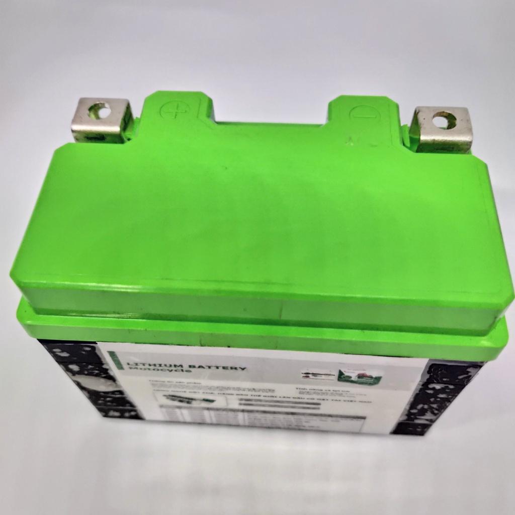 Ắc quy xe máy Siêu khỏe Pin Lithium LifePO4 6Ah - 8Ah sử dụng