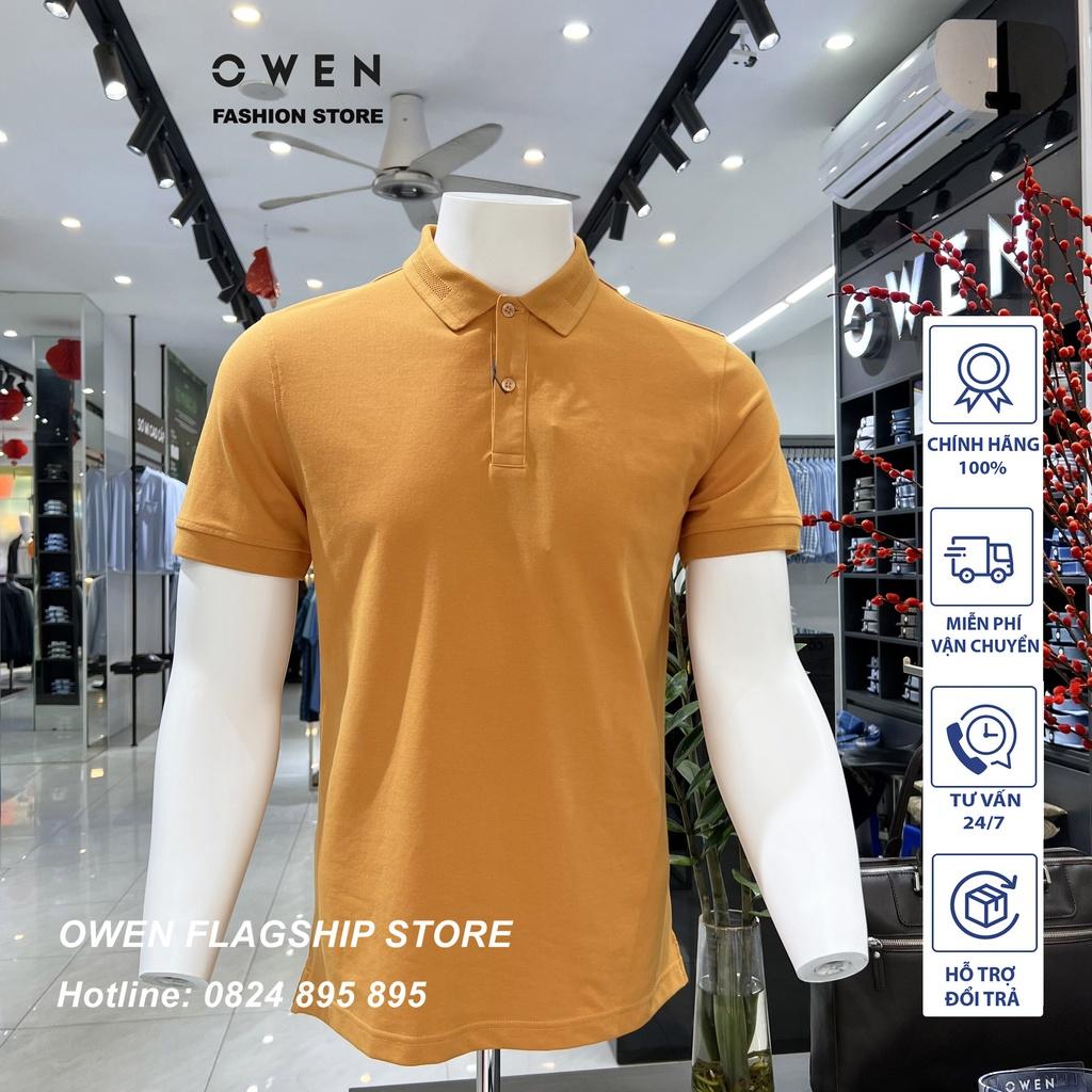 Áo Polo nam Owen chất Cotton thấm hút mồ hôi thoáng mát Mã APV231357