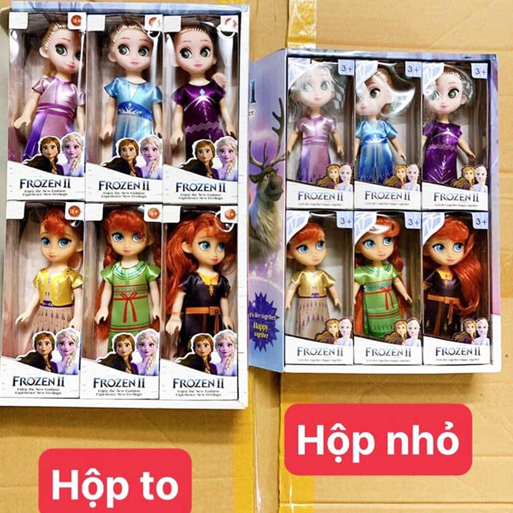 Set 6 búp bê Frozen có giày cỡ lớn