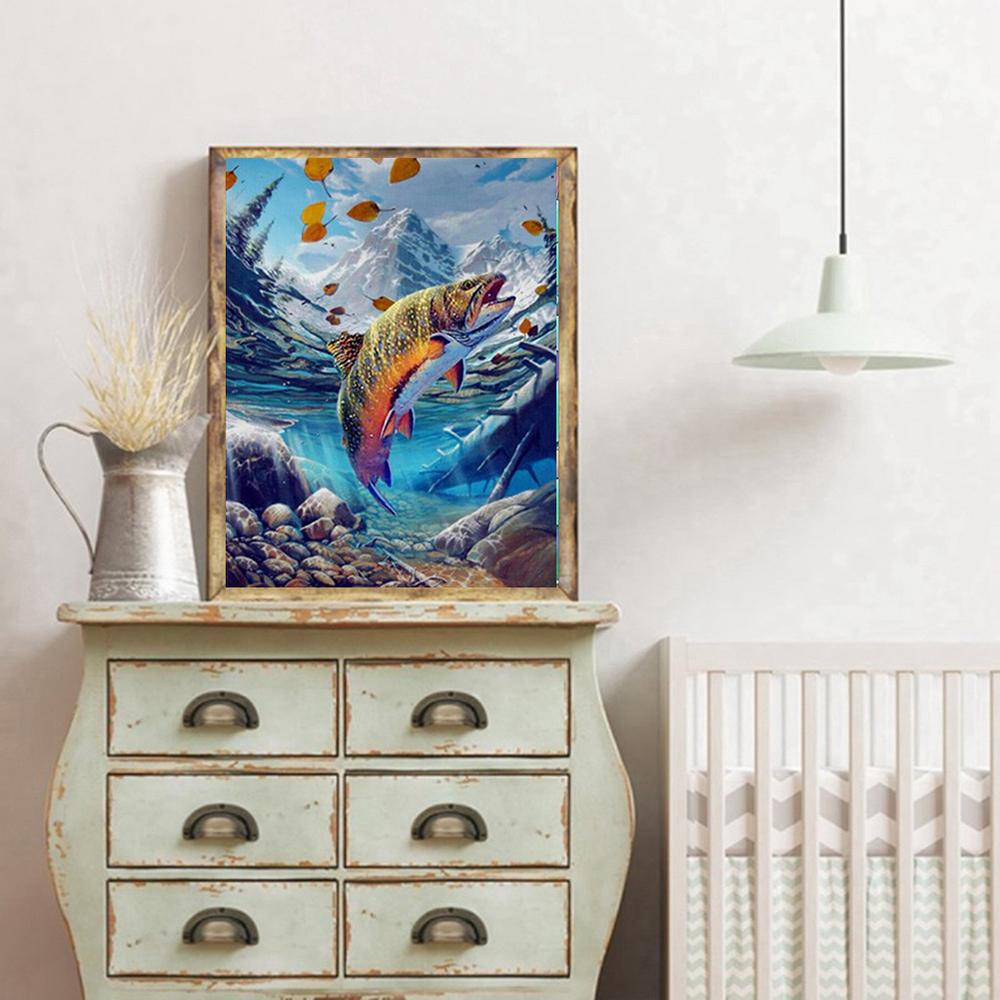 Bộ dụng cụ vẽ tranh kim cương 5D 12 x 16 inch