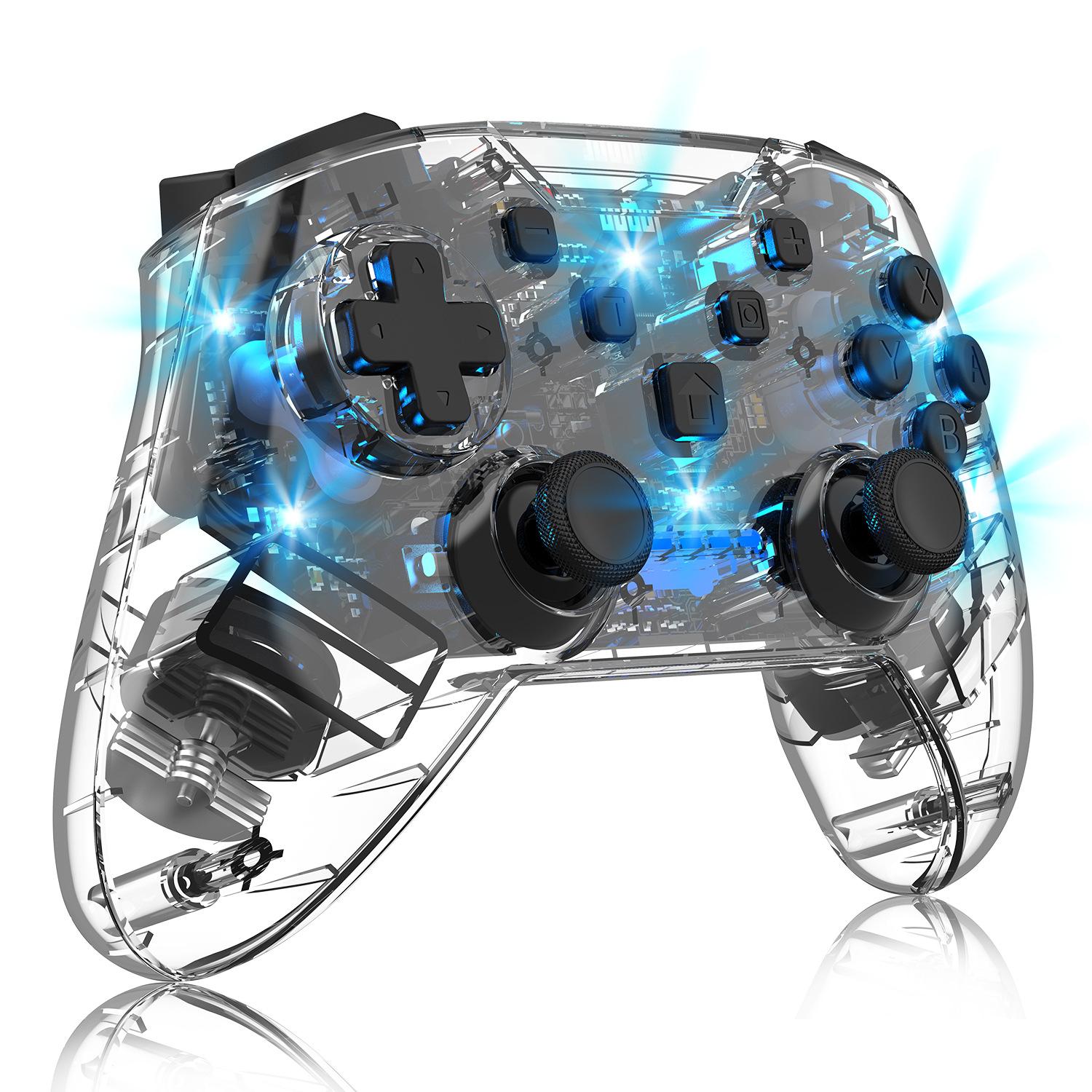 Bộ điều khiển công tắc mô hình riêng thuận lợi nhất Đèn lồng Nintendo tương thích với PC đa nền tảng tay cầm trong suốt Bộ điều khiển trò chơi Tesla
