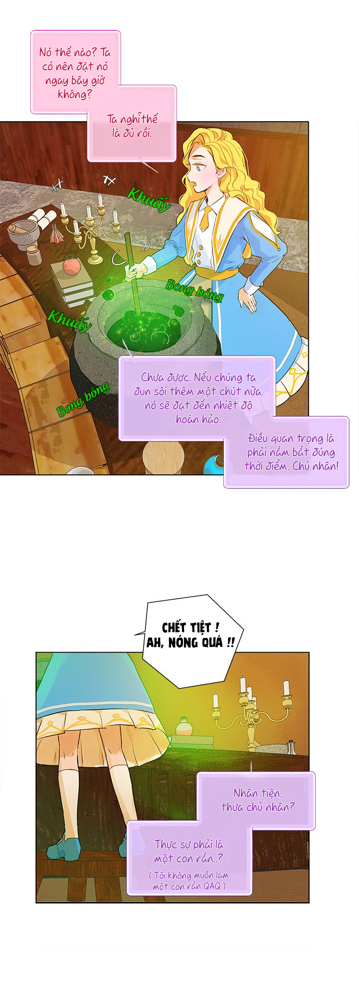 nhà nguyên tố tóc vàng chapter 8 17