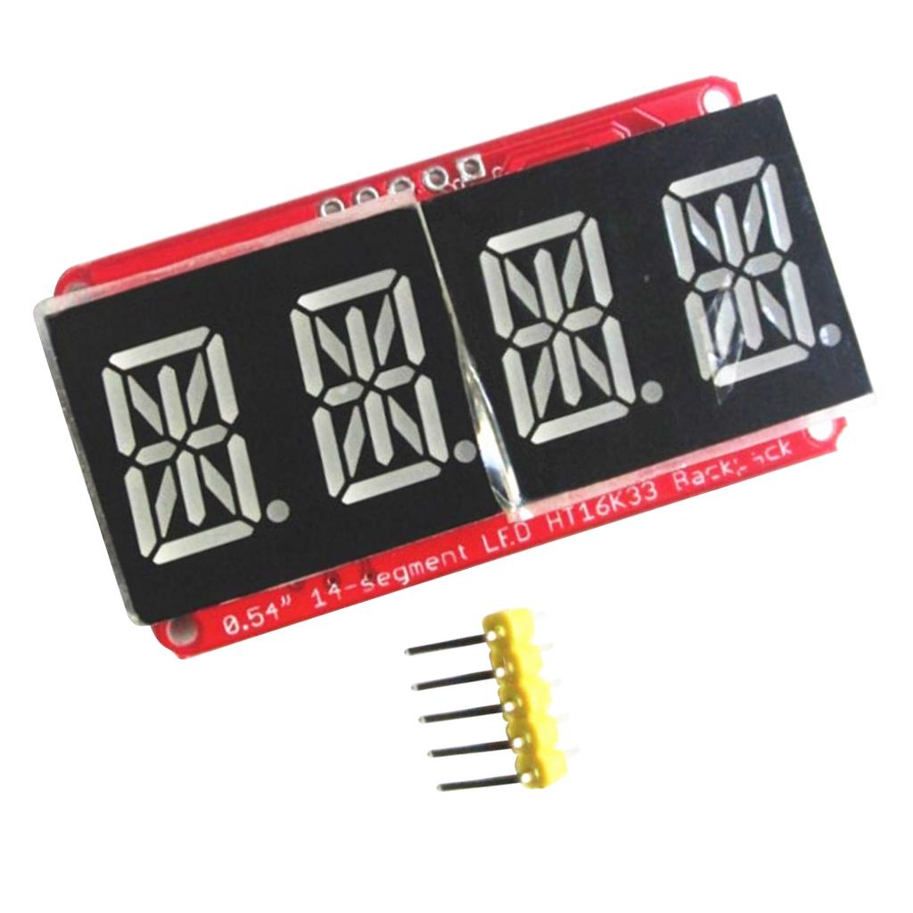 Phép Lạ Chiếu 1 Chiếc 0.54 Inch Viridis 4Bit Kỹ Thuật Số Ống Màn Hình Hiển Thị LED MODULE I2C Cho Arduino