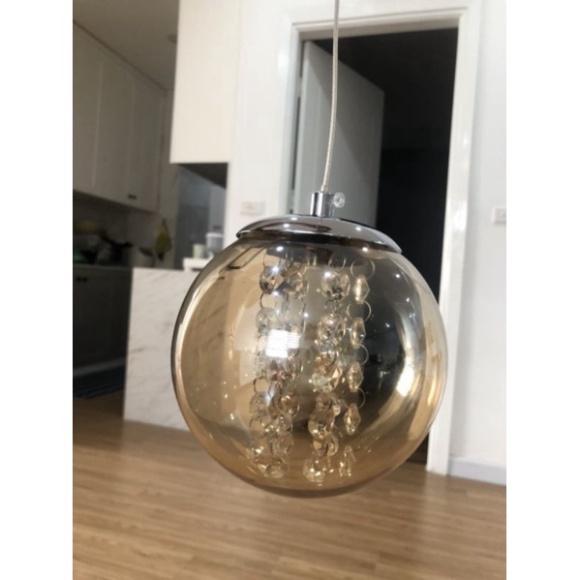 Pha lê Đèn thả thông tầng, đèn thả cầu thang, tô điểm bàn ăn HTK 018 DT