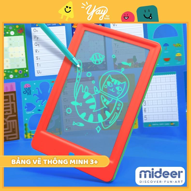 Bảng Viết Vẽ Tự Xoá Điện Tử LCD Thông Minh Cho Bé 3+ Mideer