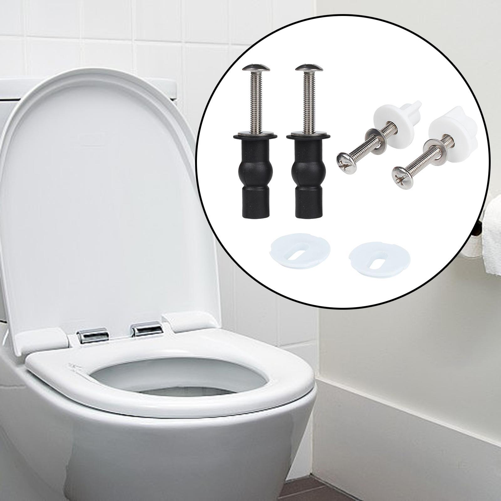 2x Toilet Seat Screws Bolts Fastener Replacement Toilet Hardware Replacement