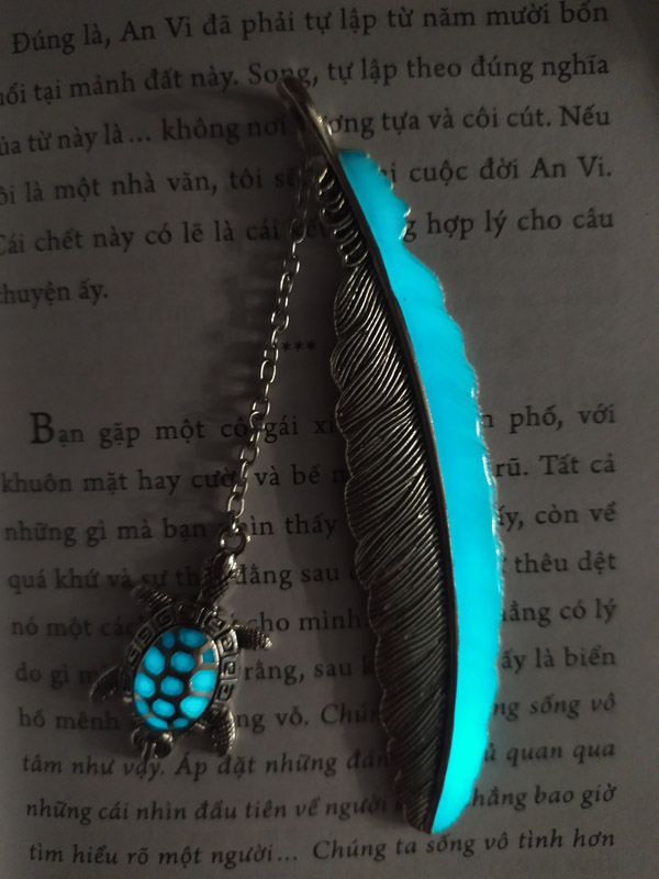 Bookmark dạ quang Rùa