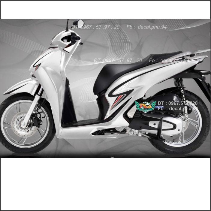 Tem Rời SH 2020 Trắng chỉ đen