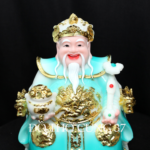THẦN TÀI THỔ ĐỊA PHÚ QUÝ - MÀU XANH LÁ
