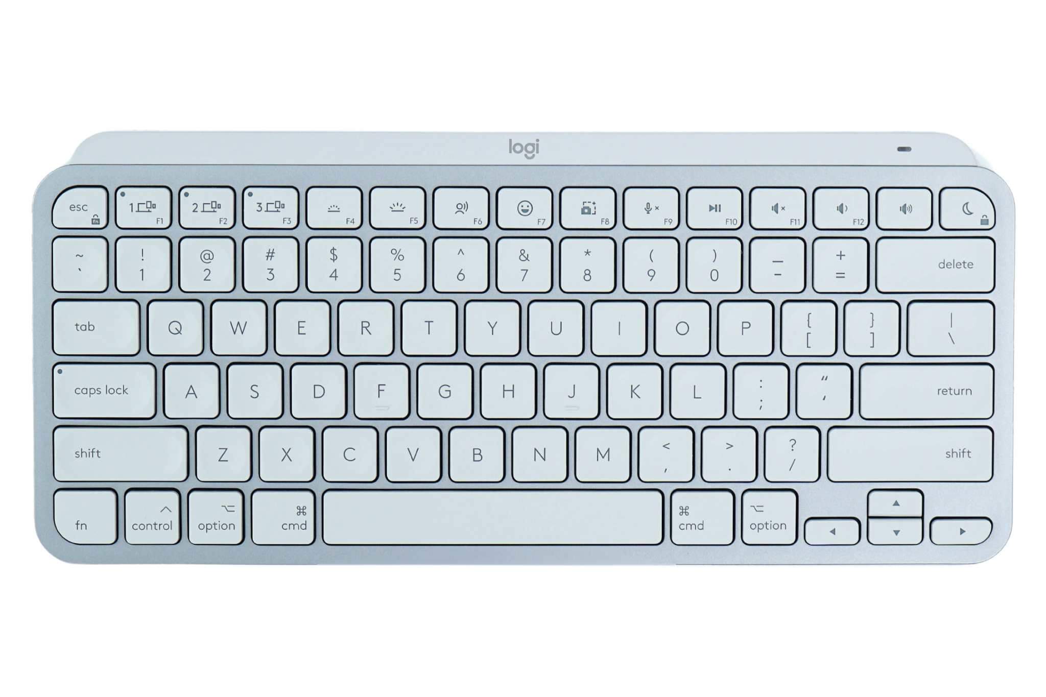 Bàn phím không dây Logitech MX Keys Mini White For Mac - Hàng Chính Hãng